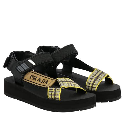 prada nomad strappy sandals|Prada platform sandals women.